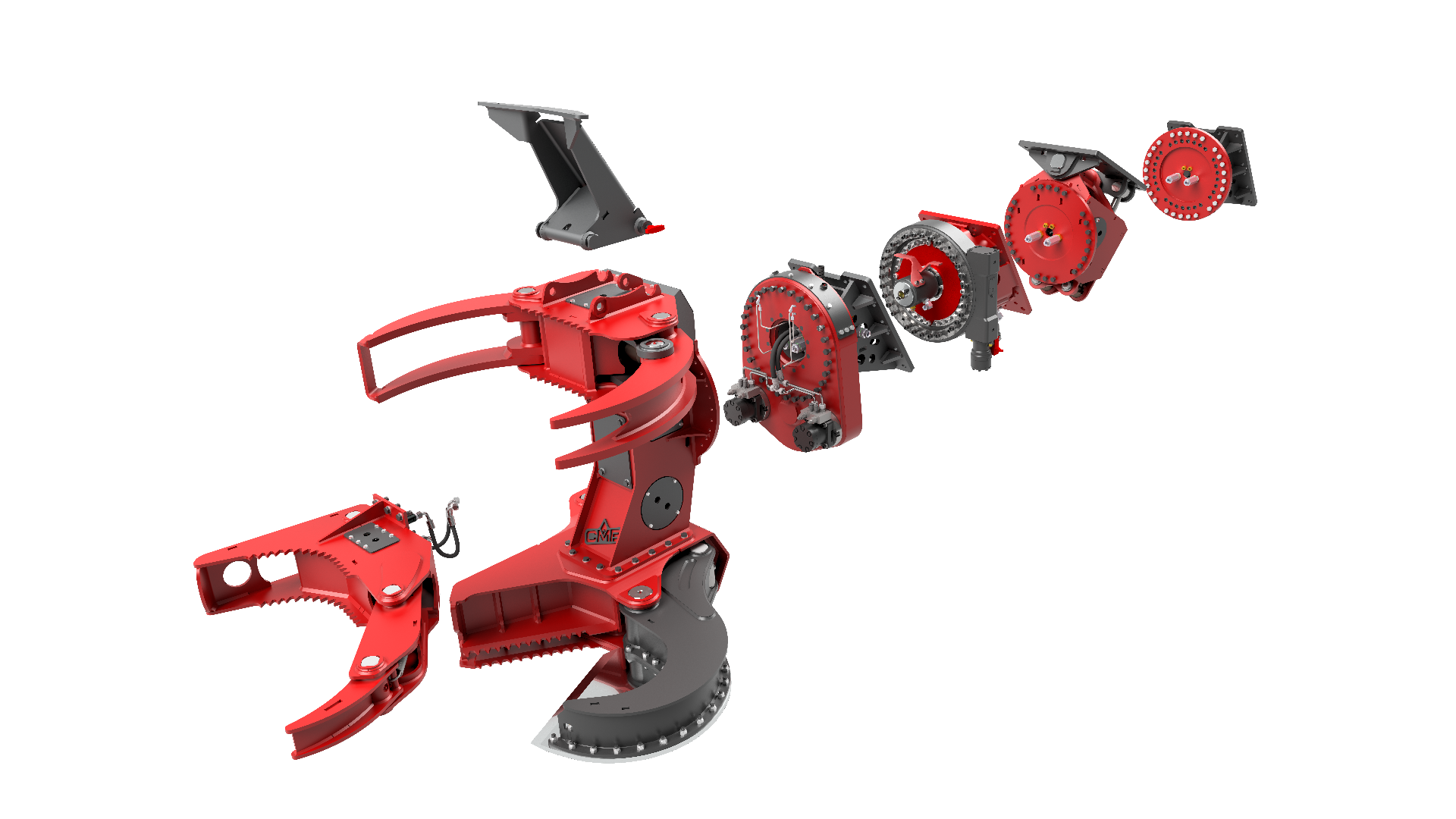 pinza per deforestazione, pinza per manutenzione aree forestali
